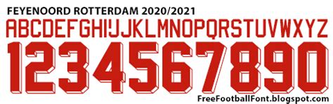adidas font feyenoord